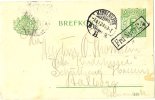 Brefkort To Kobenhaven With Stamp Fra Sverige - Ganzsachen