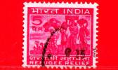 INDIA - 1971 - USATO - Aiuto Ai Rifugiati - Refugees - 5 - Used Stamps