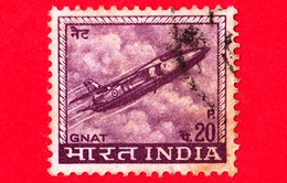 INDIA - Usato - 1967 - Aereo - Gnat Jet Fighter, Army - 20 - Used Stamps