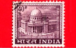 INDIA - Usato - 1968 - Calcutta G.P.O. Building - 40 - Used Stamps