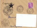 1948 - Enveloppe Lettre Esperanto Pax - XIV è SALON NAUTIQUE INTERNATIONAL Paris - Pour Elbeuf - Esperanto