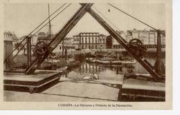 (CPA2182) LA CORUÑA .  DARSENA Y PALACIO DE LA DIPUTACION - La Coruña