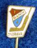 HOCKEY CLUB BANIK OSTRAVA ,  OLD ENAMELED PIN - Sport Invernali