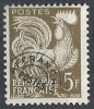 1954-59 FRANCIA PREANNULLATI 5 F SENZA GOMMA - FR125 - 1953-1960