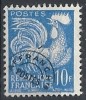 1954-59 FRANCIA PREANNULLATI 10 F SENZA GOMMA - FR125 - 1953-1960