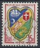 1959 FRANCIA USATO STEMMA DI ALGERI - FR131 - 1941-66 Wappen