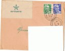 2/6/1950 - Enveloppe Lettre -  Festival J.S. BACH - Prades - Pour Elbeuf + Vignette Esperanto - Esperanto