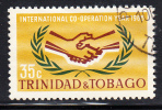 Trinidad & Tobago Used Scott #117 International Cooperation Year - Trinidad En Tobago (1962-...)