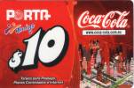 Lote TTE7, Ecuador, Tarjeta Telefonica, Phone Card, Porta, Roja, 10, Coca Cola, Coke - Ecuador