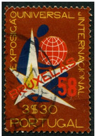 Pays : 394,1 (Portugal : République)  Yvert Et Tellier N° :  844 (o) [EXPO 58] - Used Stamps
