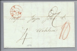 CH Heimat FR Bulle 1848-02-09 Brief Nach Wohlen - ...-1845 Prephilately