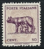 ● ITALIA - LUOGOTENENZA 1944 - LUPA Capitolina - N.° 515A Nuovo ** S.g. - Cat. ? € - Lotto N. 908 - Mint/hinged
