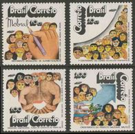 Brazil Brasil 1972 Mi 1346 /9 YT 1022 /5 SG 1412 /5 ** Social Development / Nationale Entwicklung - Neufs