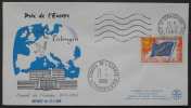 CONSEIL DE L EUROPE - STRASBOURG - TÜBINGEN  / 1966  ENVELOPPE ILLUSTREE PRIX DE L EUROPE  (ref EUR324) - Instituciones Europeas