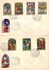 1972. . Hungary, , Stained Glass Paintings,,FDC - FDC