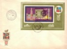 1973. . Hungary, , International Stamp Exhibition -IBRA, Between Munich, And Polska,,,block ,FDC - FDC