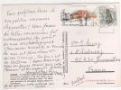 Timbres  " Poisson + Complément " / CP , Carte , Postcard Du  16/05/94 Pour La France - Cartas