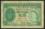 HONG KONG , 1 DOLLAR 1.7.1955. P-324A , F - Hongkong