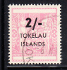 Tokelau Used Scott #8 2sh Pink - Surcharges On NZ Post-Fiscals - Tokelau