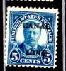 Canal Zone 1926 5 Cent Roosevelt Issue #86  Mint No Gum - Kanaalzone