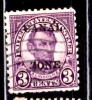 Canal Zone 1927 3 Cent Lincoln Issue #102 - Kanalzone