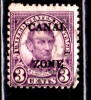 Canal Zone 1927 3 Cent Lincoln Issue #102 - Zona Del Canale / Canal Zone