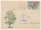 Austria Cover Sent To Germany Wien 2-4-1989 MAP On The Stamp - Brieven En Documenten