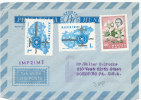 Hungary Air Mail Cover Sent To USA (the Stamps Is Not Cancelled) - Lettres & Documents
