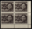India 1968 MNH, Block Of 4, Lakshminath Bezaruah, Auther, Poet., - Blokken & Velletjes