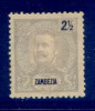 ! ! Zambezia - 1898 D. Carlos 2 1/2 R - Af. 14 - MH - Sambesi (Zambezi)