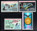 Turks & Caicos MNH Scott #246-#249 10th Anniversary 1st Orbital Flight By Glenn - Turks E Caicos