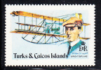 Turks & Caicos MNH Scott #352 $2 Wright Biplane - Aviation Progress - Turks & Caicos