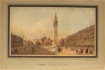 Guardi  La Place Saint-Marc  Venise Coll. Adolphe Schloss Peinture Support Papier Canson Verso Texte TBE - Autres & Non Classés