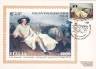 JOHANN WOFGANG GOETHE, 1999, CM. MAXI CARD, CARTES MAXIMUM, ITALY - Cartoline Maximum