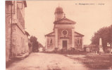 Carte Postale Ancienne De L´Isère - Brangues - L'Eglise - Brangues
