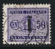 ● ITALIA - R.S.I. 1944 - SEGNATASSE - N.° 66 Usato - Fil. D - Cat. ? € - Lotto N. 925 - Postage Due