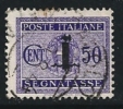 ● ITALIA - R.S.I. 1944 - SEGNATASSE - N.° 66 Usato - Fil. D - Cat. ? € - Lotto N. 925 - Strafport