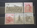 CECOSLOVACCHIA-1955 ESPOSIZIONE FILATELICA 5 Valori - NUOVI(+) - TEMATICHE - Unused Stamps