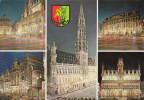 ZS33474 Belgium Bruxelles Multiviews Used Perfect Shape Back Scan At Request - Mehransichten, Panoramakarten