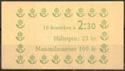 Czeslaw Slania. Sweden 1966. National Museum. Booklet. Michel  550 MNH.  Signed. - 1951-80
