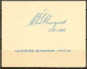 Czeslaw Slania. Sweden 1966. 100 Anniv  Carl J.L. Almqvist. Booklet. Michel  558D MH MNH.  Signed. - 1951-80