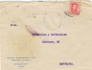 7400. Frontal AVILES (Oviedo) 1929. Alfonso XIII Vaquer - Briefe U. Dokumente