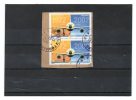 FRANCE    Bloc De 2 Timbres     3,00 €   Année 2002   Y&T: PA 65     (sur Fragment Oblitérés) - 1960-.... Oblitérés