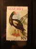 MALAWI - TIMBRE OBLITERE - OISEAU OIE - SPURWING GOOSE - PLECTROPTERUS GAMBENSIS - 10t - Bird Geese Oies Galinacée - Oche