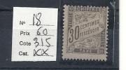 NO  18  COTE 315 - 1859-1959 Mint/hinged