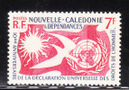 New Caledonia 1958 Human Rights MNH - Unused Stamps