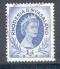 Rhodesia & Nyasaland 1954 - Michel Nr. 2 A O - Rhodésie & Nyasaland (1954-1963)