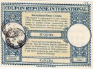 COUPON-REPONSE INTERNATIONAL ( CANADA) _ 15 CENTS - 1962 - Lettres & Documents