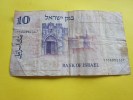 Billet De Banque Banque D'Israël BANK Of Israël 10 Shekels Ten Shekels - Israel