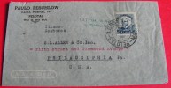 ==BRASIL195? AIR MAIL BRIEF NACH USA - Lettres & Documents